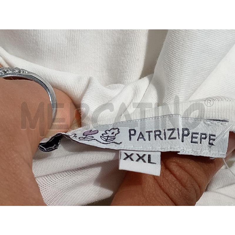 MAGLIETTA BAMBINA PATRIZIA PEPE BIANCA CON STAMPA | Mercatino dell'Usato Moncalieri bengasi 4