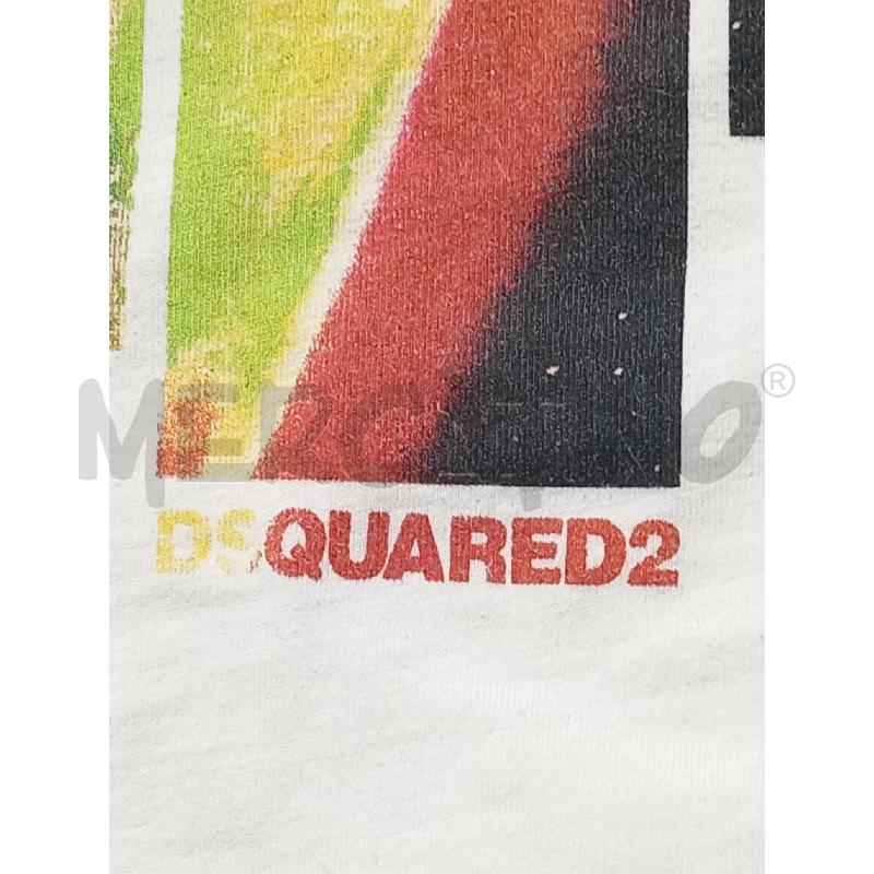 MAGLIETTA BAMBINO DSQUARED BIANCO CON STAMPA | Mercatino dell'Usato Moncalieri bengasi 4