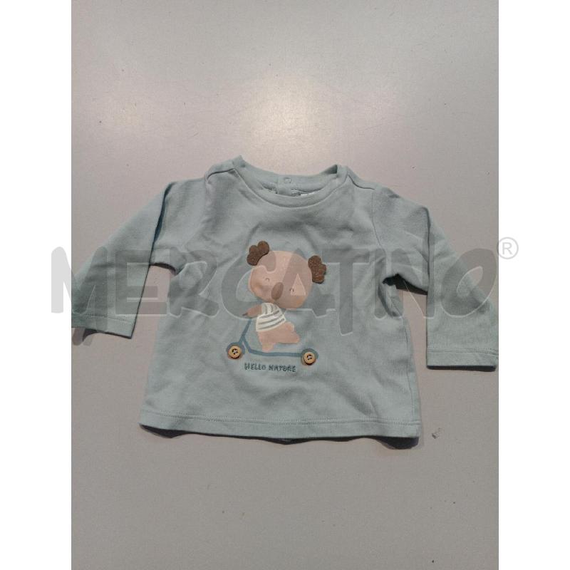 MAGLIETTA BAMBINO FAGOTTINO AZZURRA ORSETTO MONOPATTINO | Mercatino dell'Usato Moncalieri bengasi 1