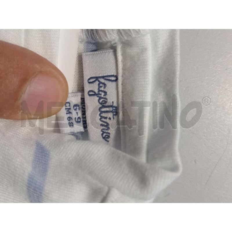 MAGLIETTA BAMBINO FAGOTTINO BIANCA RIGHE AZZURRE | Mercatino dell'Usato Moncalieri bengasi 4
