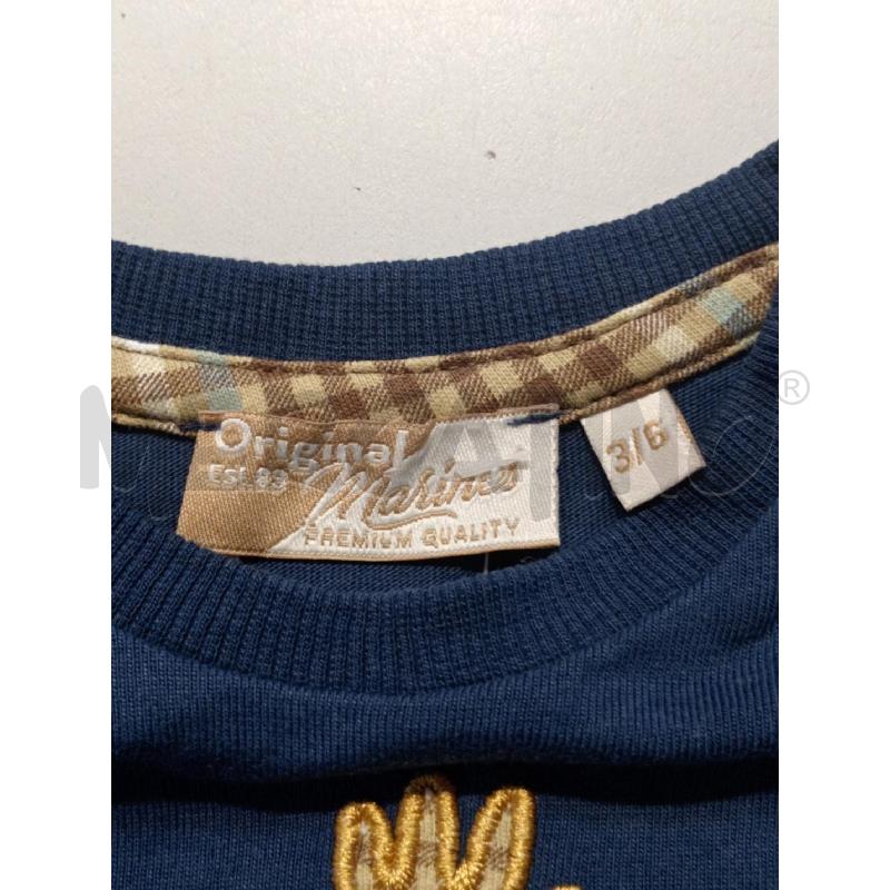 MAGLIETTA BAMBINO ORIGINAL MARINES BLU  | Mercatino dell'Usato Moncalieri bengasi 4