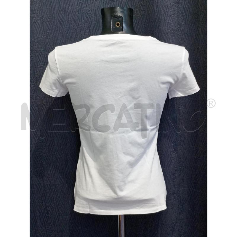 MAGLIETTA DONNA ARMANI EXCHANGE BIANCA SCRITTA NERA | Mercatino dell'Usato Moncalieri bengasi 2
