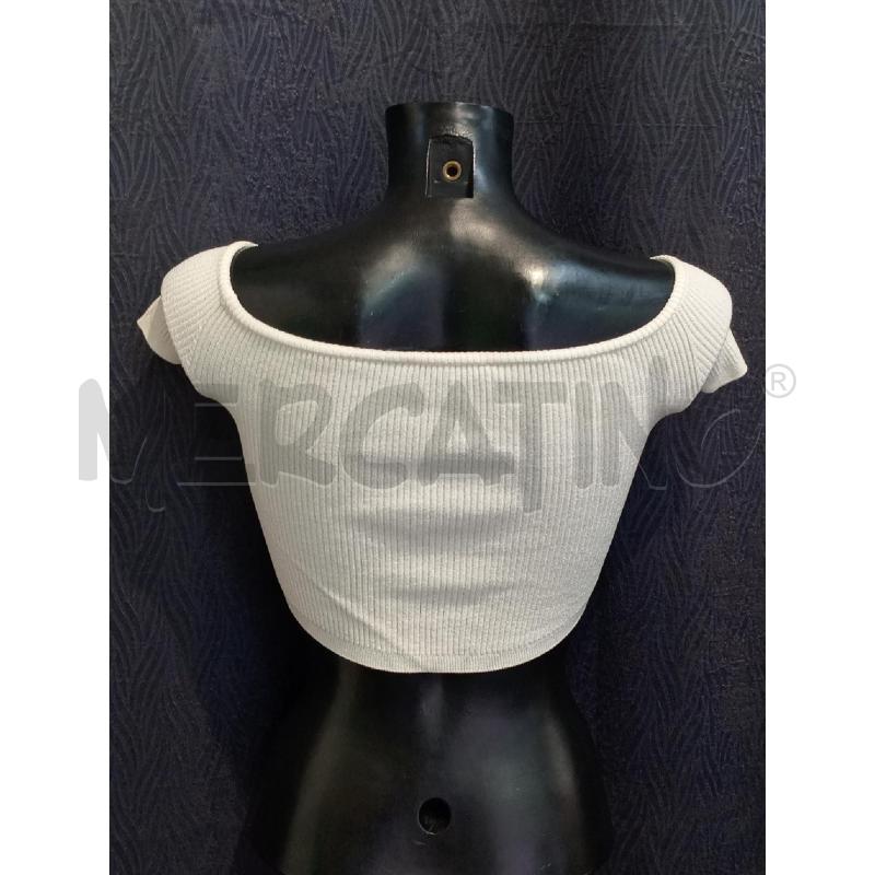 MAGLIETTA DONNA BALMAIN PANNA CON BOTTONI DORATI CORTA  | Mercatino dell'Usato Moncalieri bengasi 2