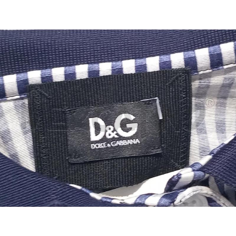 MAGLIETTA DONNA D&G BLU QUADRETTI SMANICATA | Mercatino dell'Usato Moncalieri bengasi 5