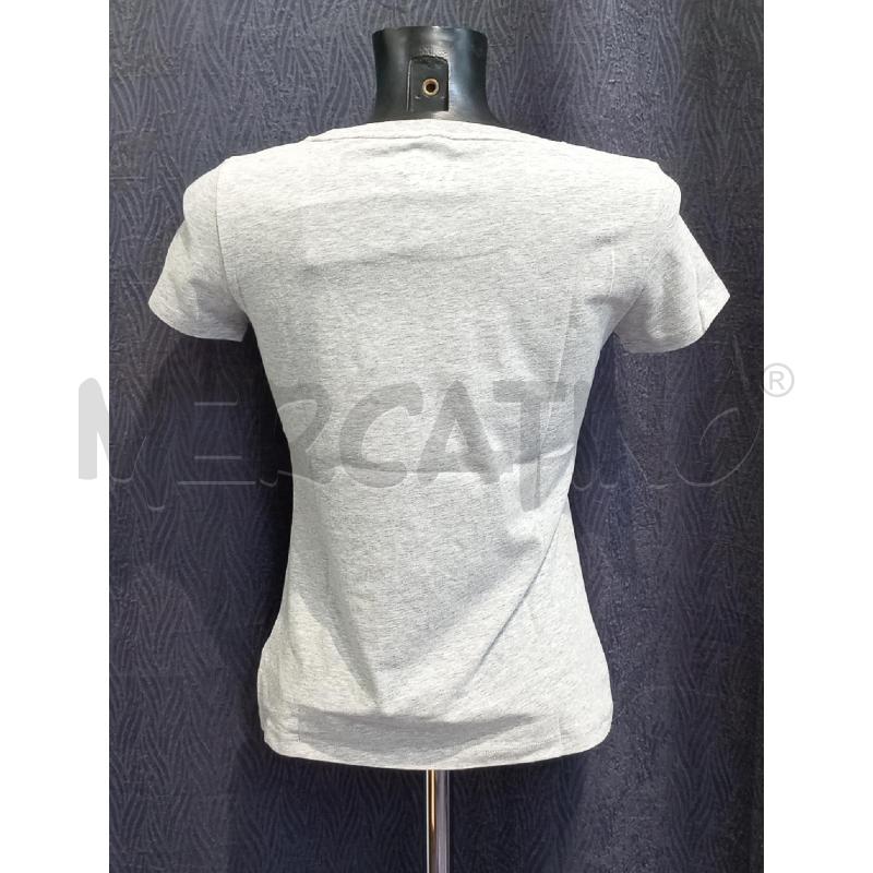 MAGLIETTA DONNA EMPORIO ARMANI GRIGIA CON PERLINE | Mercatino dell'Usato Moncalieri bengasi 2