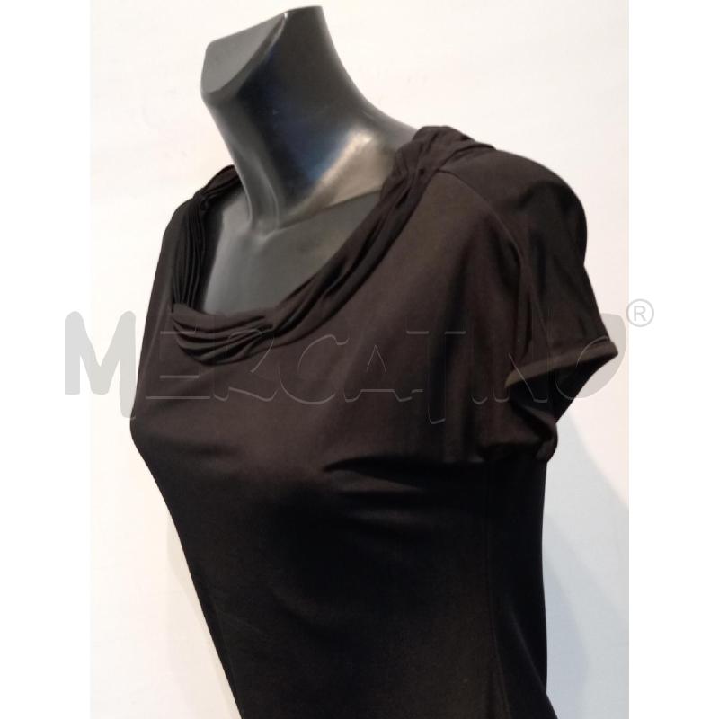 MAGLIETTA DONNA EMPORI ARMANI NERA MEZZA MANICA | Mercatino dell'Usato Moncalieri bengasi 3