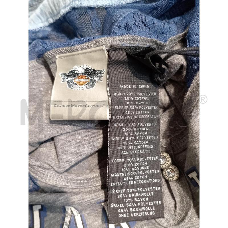 MAGLIETTA DONNA HARLEY DAVIDSON AZZURRA | Mercatino dell'Usato Moncalieri bengasi 5