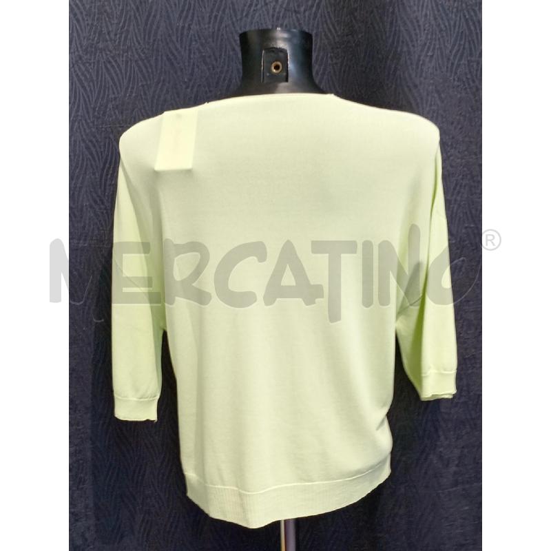 MAGLIETTA DONNA KUNAI VERDE SCOLLO V | Mercatino dell'Usato Moncalieri bengasi 2