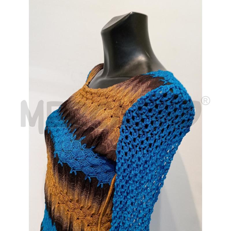 MAGLIETTA DONNA MISSONI BLU MARRONE TRAFORATA | Mercatino dell'Usato Moncalieri bengasi 4