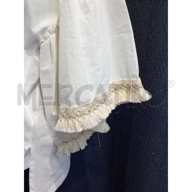 MAGLIETTA DONNA OLTRE BIANCA CON MANICA FRANGIE | Mercatino dell'Usato Moncalieri bengasi 4