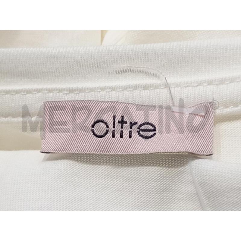 MAGLIETTA DONNA OLTRE BIANCA CON MANICA FRANGIE | Mercatino dell'Usato Moncalieri bengasi 5