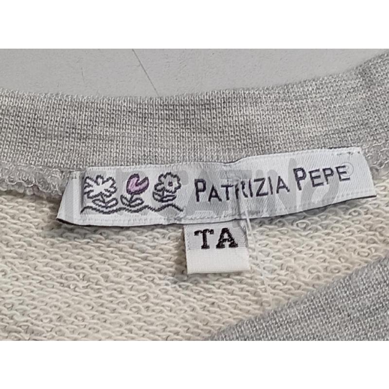 MAGLIETTA DONNA PATRIZIA PEPE GRIGIA CON FIORI VOILE | Mercatino dell'Usato Moncalieri bengasi 5