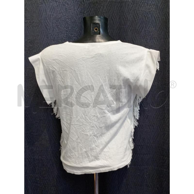 MAGLIETTA DONNA PINKO BIANCA SFRANGIATA | Mercatino dell'Usato Moncalieri bengasi 2