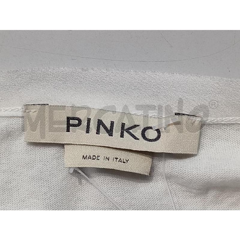 MAGLIETTA DONNA PINKO BIANCA SFRANGIATA | Mercatino dell'Usato Moncalieri bengasi 5