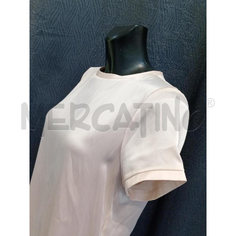 MAGLIETTA DONNA PINKO ROSA MISTO SETA | Mercatino dell'Usato Moncalieri bengasi 4