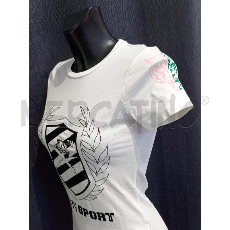 MAGLIETTA DONNA PLEIN SPORT BIANCA | Mercatino dell'Usato Moncalieri bengasi 3