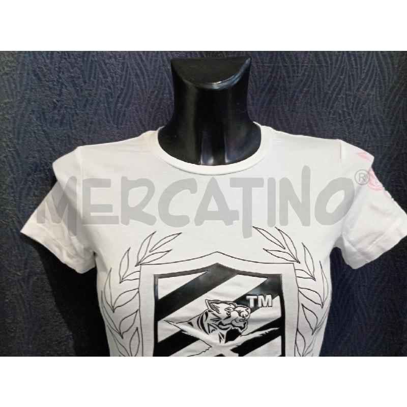 MAGLIETTA DONNA PLEIN SPORT BIANCA | Mercatino dell'Usato Moncalieri bengasi 4