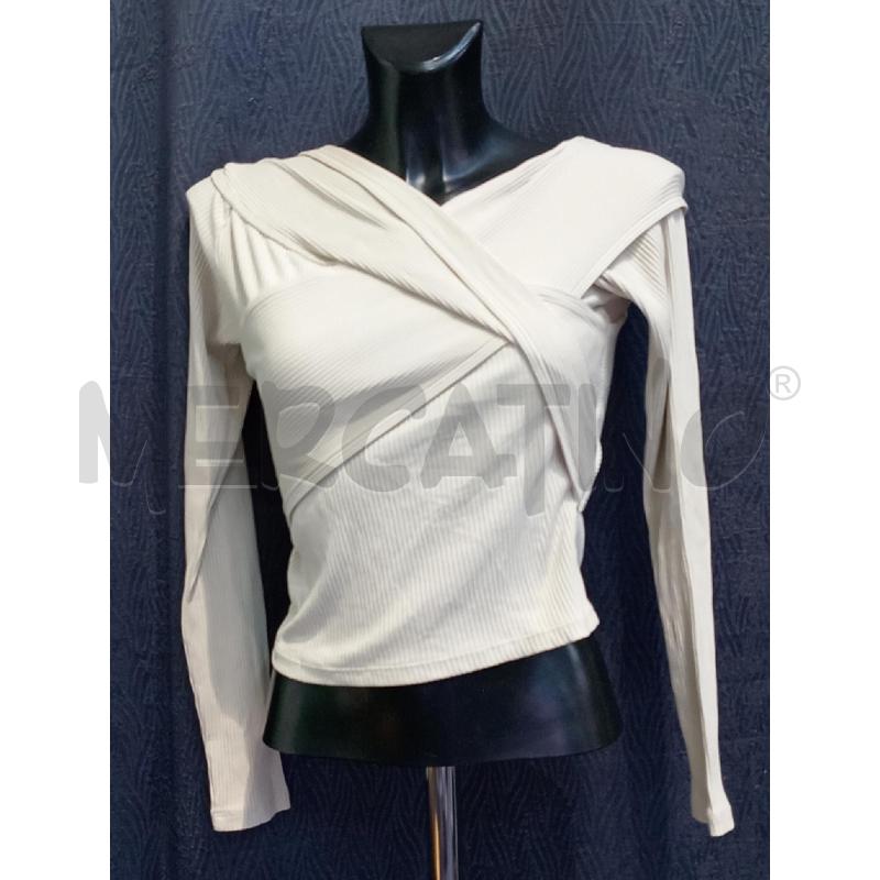 MAGLIETTA DONNA POLO RALPH LAUREN BEIGE INCROCIATA | Mercatino dell'Usato Moncalieri bengasi 1