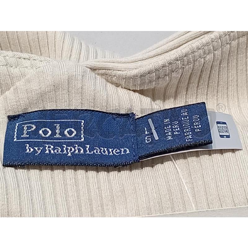MAGLIETTA DONNA POLO RALPH LAUREN BEIGE INCROCIATA | Mercatino dell'Usato Moncalieri bengasi 5