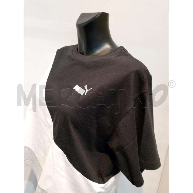 MAGLIETTA DONNA PUMA NERA BIANCA | Mercatino dell'Usato Moncalieri bengasi 3