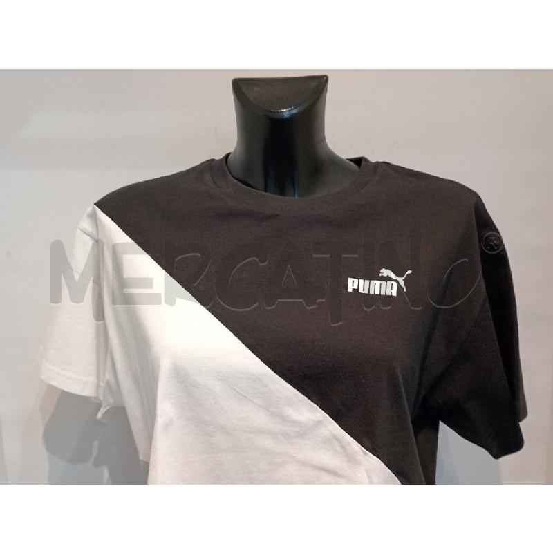 MAGLIETTA DONNA PUMA NERA BIANCA | Mercatino dell'Usato Moncalieri bengasi 4