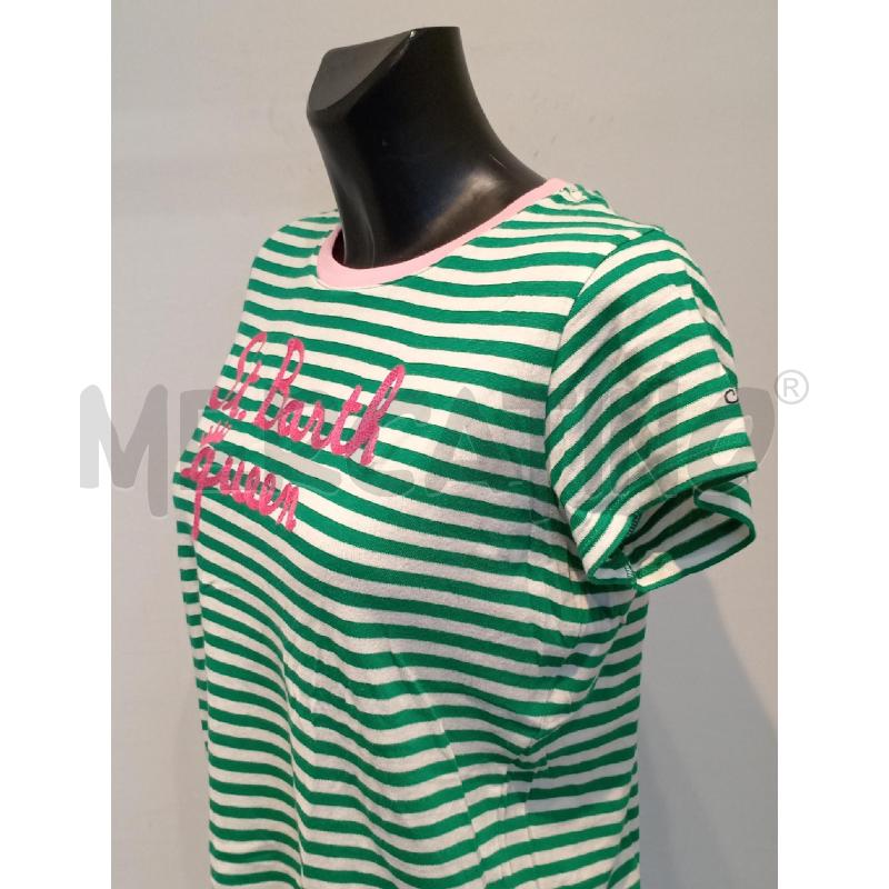 MAGLIETTA DONNA SAINT BARTH BIANCA RIGHE VERDI | Mercatino dell'Usato Moncalieri bengasi 3