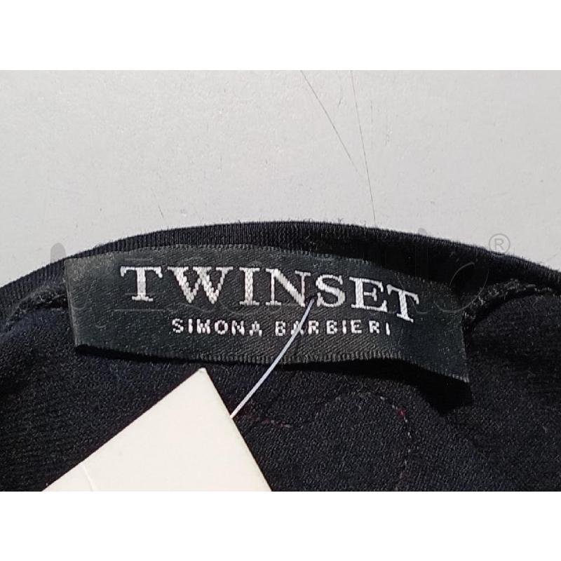 MAGLIETTA DONNA TWIN SET NERA CON PARTICOLARE SPALLA | Mercatino dell'Usato Moncalieri bengasi 5