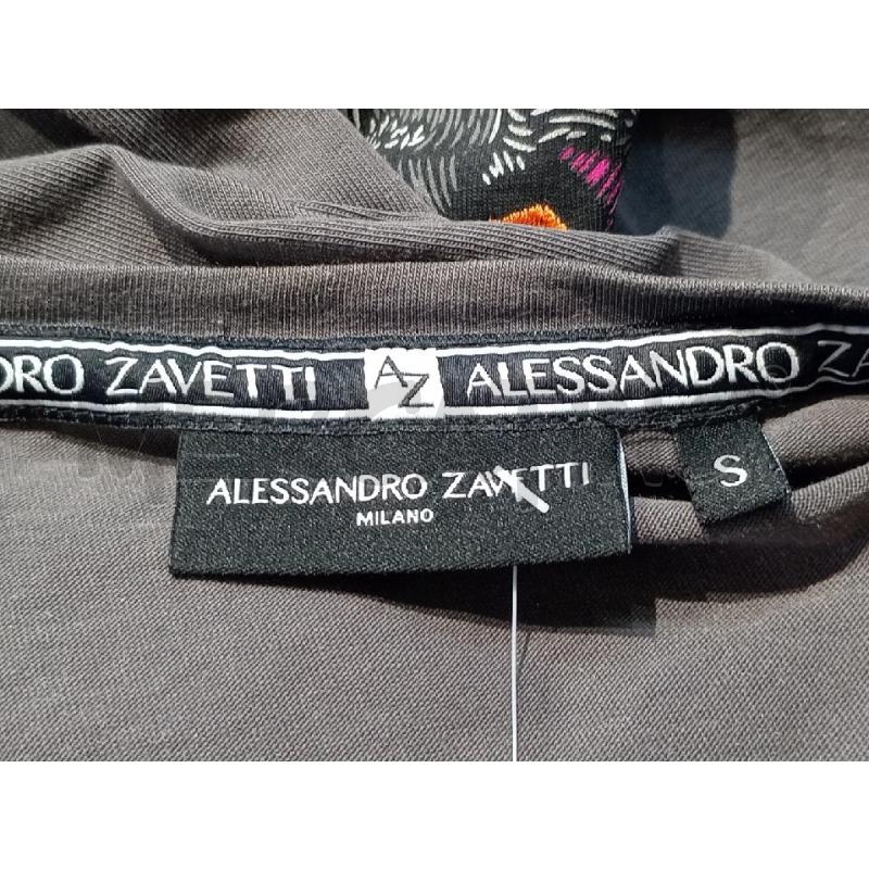 MAGLIETTA UOMO ALESSANDRO ZAVETTI GRIGIA CON TIGRE | Mercatino dell'Usato Moncalieri bengasi 5