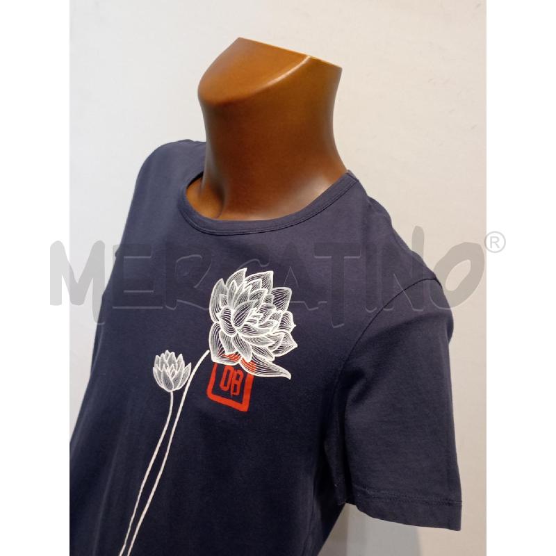 MAGLIETTA UOMO BIKKEMBERG BLU CON FIORE | Mercatino dell'Usato Moncalieri bengasi 3