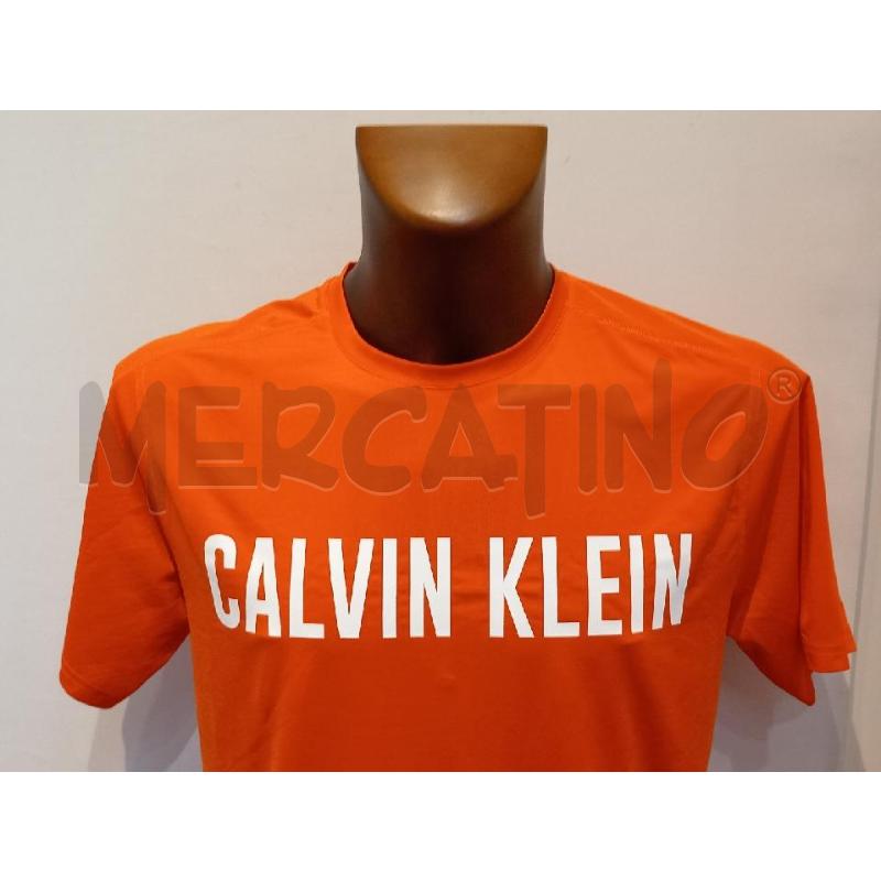 MAGLIETTA UOMO CALVIN KLEIN ARANCIONE | Mercatino dell'Usato Moncalieri bengasi 4