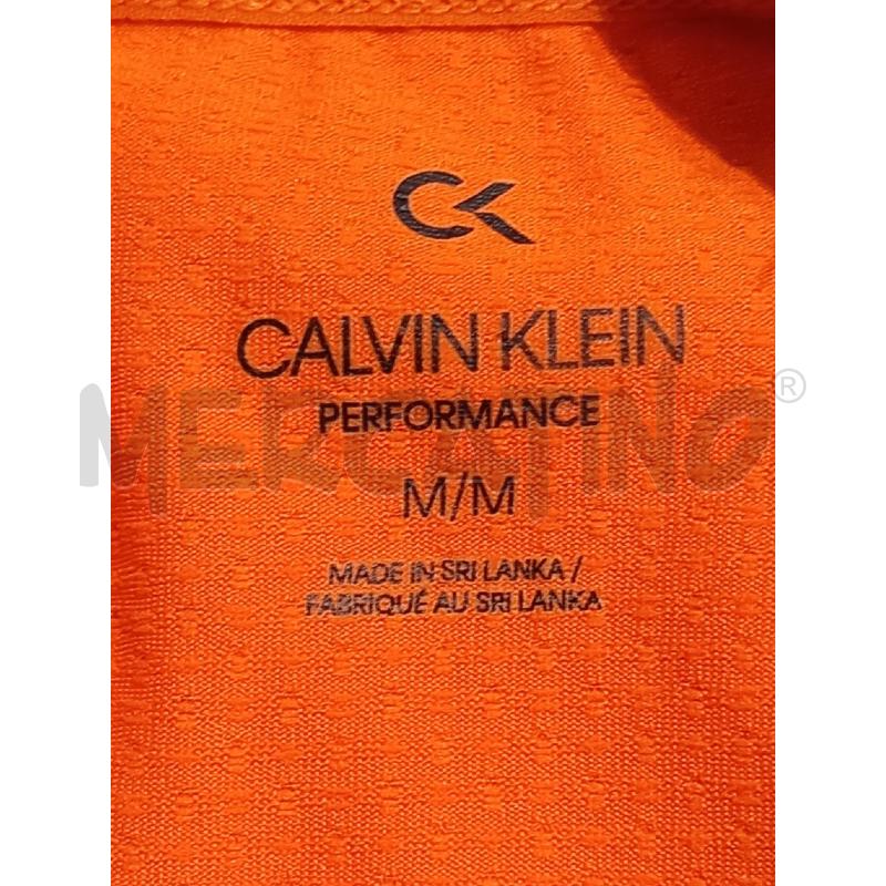 MAGLIETTA UOMO CALVIN KLEIN ARANCIONE | Mercatino dell'Usato Moncalieri bengasi 5