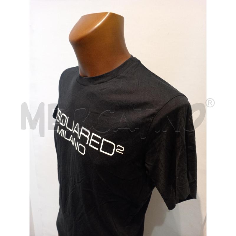 MAGLIETTA UOMO DSQUARED NERA LOGO DAVANTI | Mercatino dell'Usato Moncalieri bengasi 4