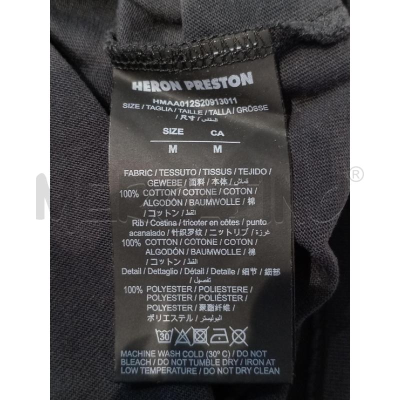 MAGLIETTA UOMO HERON PRESTON NERA  | Mercatino dell'Usato Moncalieri bengasi 5