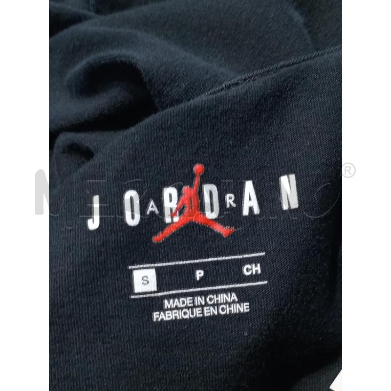 MAGLIETTA UOMO JORDAN NERA LOGO ROSSO DAVANTI | Mercatino dell'Usato Moncalieri bengasi 5
