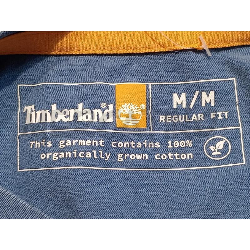 MAGLIETTA UOMO TIMBERLAND AZZURRA LOGO LATERALE | Mercatino dell'Usato Moncalieri bengasi 5