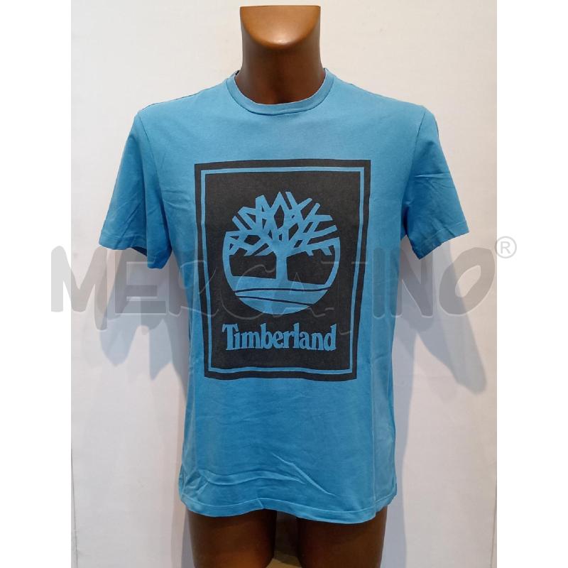MAGLIETTA UOMO TIMBERLAND BLUETTE STAMPA DAVANTI | Mercatino dell'Usato Moncalieri bengasi 1