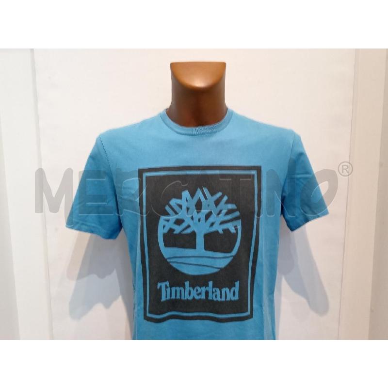 MAGLIETTA UOMO TIMBERLAND BLUETTE STAMPA DAVANTI | Mercatino dell'Usato Moncalieri bengasi 3