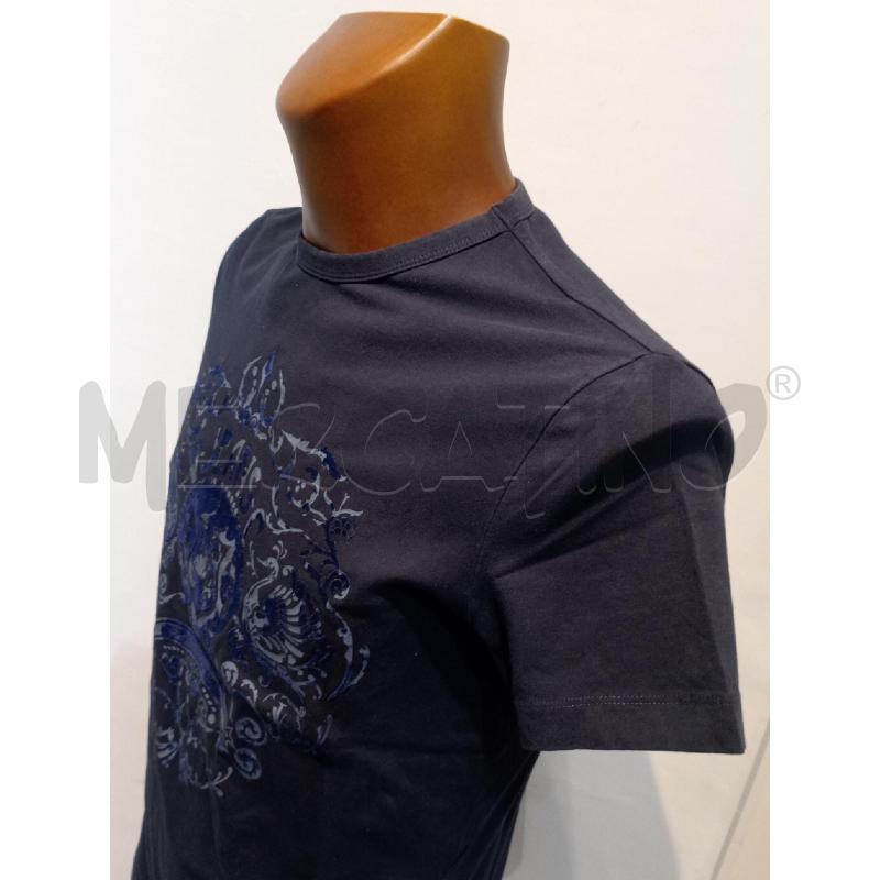 MAGLIETTA UOMO VERSACE JEANS BLU CON STAMPA DAVANTI | Mercatino dell'Usato Moncalieri bengasi 4