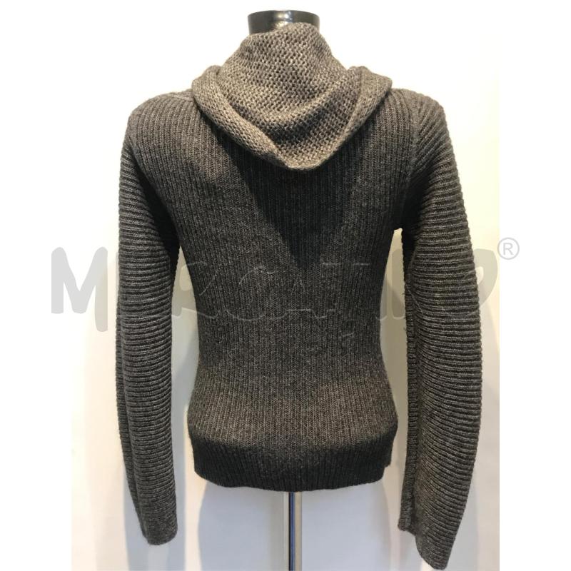 MAGLIONE DONNA ARMANI JEANS GRIGIO CON COLLO SPALLA  | Mercatino dell'Usato Moncalieri bengasi 2