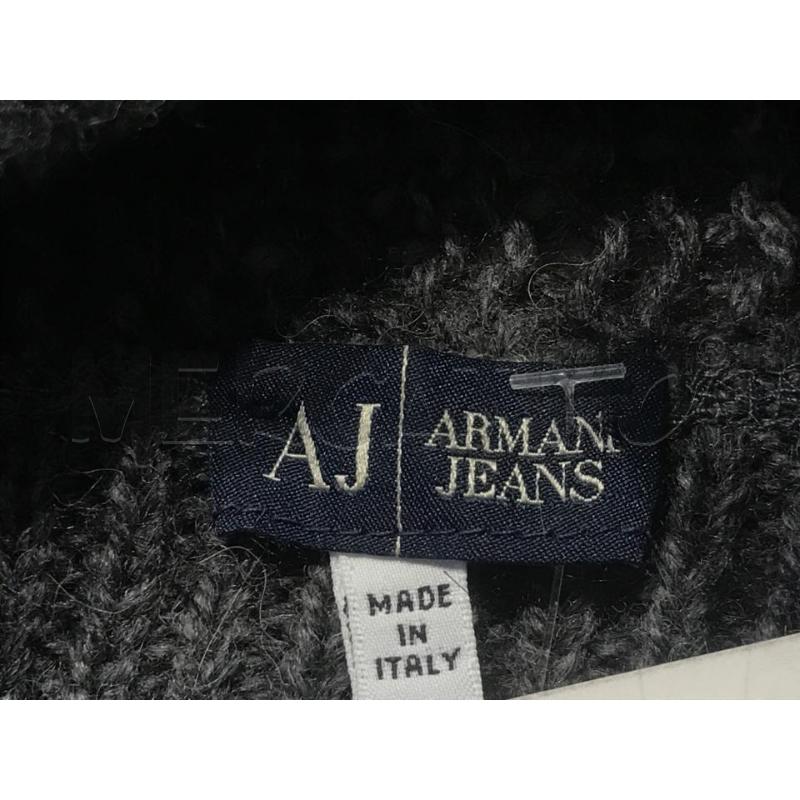 MAGLIONE DONNA ARMANI JEANS GRIGIO CON COLLO SPALLA  | Mercatino dell'Usato Moncalieri bengasi 5