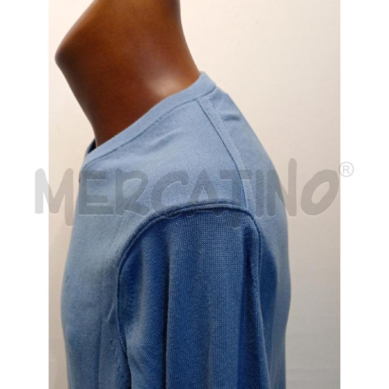 MAGLIONE UOMO ARMANI EXCHANGE AZZURRO SCOLLO V | Mercatino dell'Usato Moncalieri bengasi 3