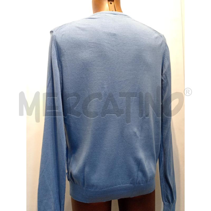 MAGLIONE UOMO ARMANI EXCHANGE AZZURRO SCOLLO V | Mercatino dell'Usato Moncalieri bengasi 4