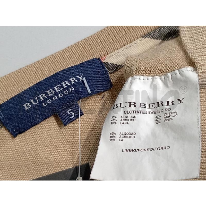 MAGLIONE UOMO BURBERRY BEIGE GIROCOLLO  | Mercatino dell'Usato Moncalieri bengasi 5