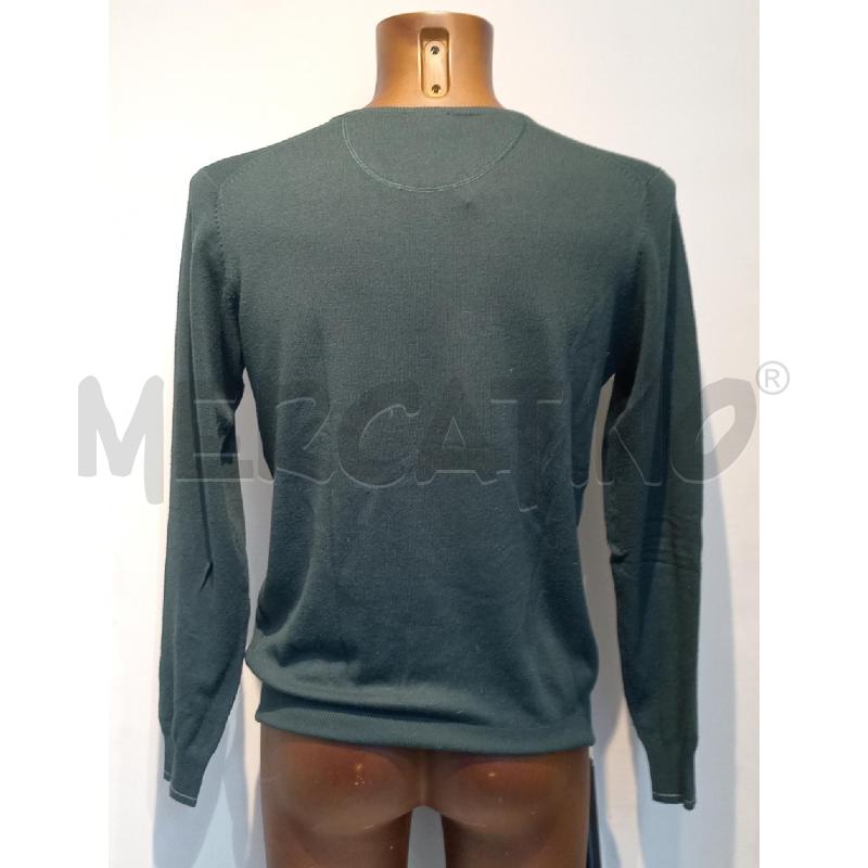 MAGLIONE UOMO COVERI VERDE COLLO V  | Mercatino dell'Usato Moncalieri bengasi 2