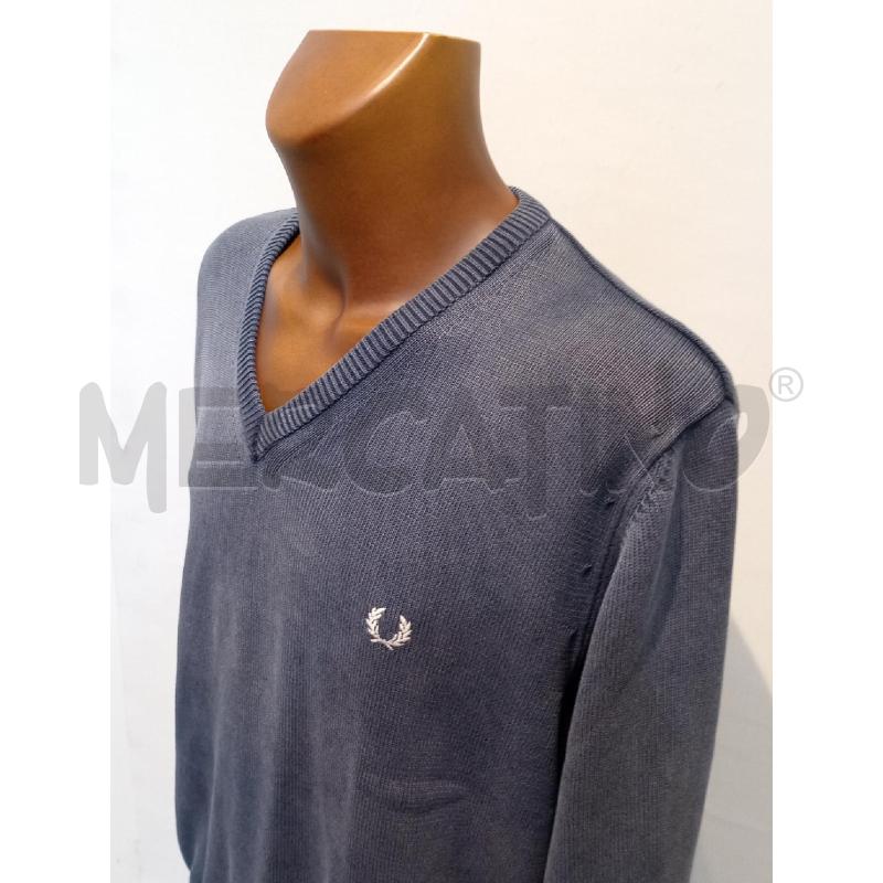 MAGLIONE UOMO FRED PERRY BLU  | Mercatino dell'Usato Moncalieri bengasi 4
