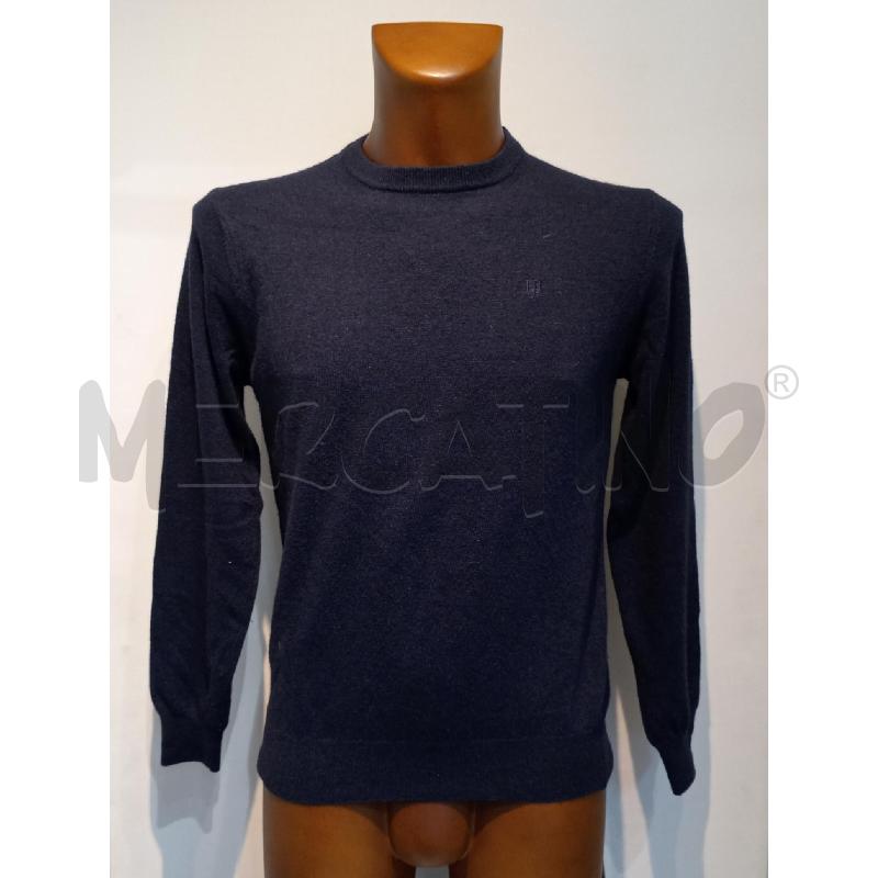MAGLIONE UOMO HARMONT&BLAINE BLU GIROCOLLO  | Mercatino dell'Usato Moncalieri bengasi 1