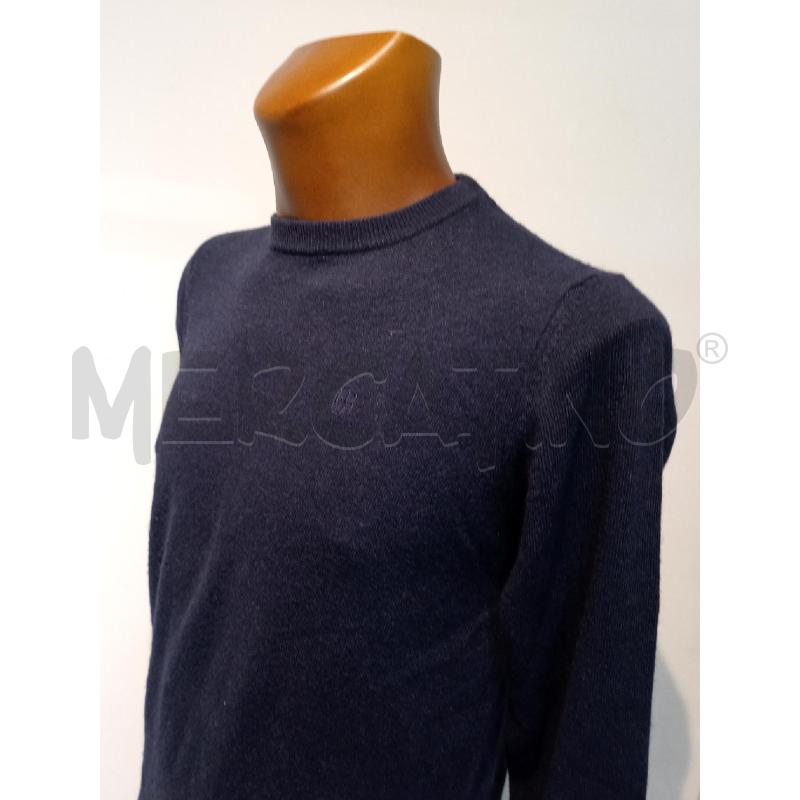 MAGLIONE UOMO HARMONT&BLAINE BLU GIROCOLLO  | Mercatino dell'Usato Moncalieri bengasi 3