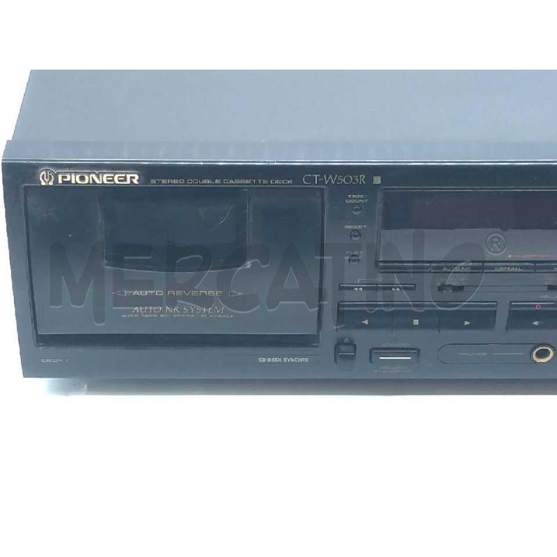 MANGIACASSETTE PIONNER DUAL AUTO REVERSE CT-W503R  | Mercatino dell'Usato Moncalieri bengasi 2
