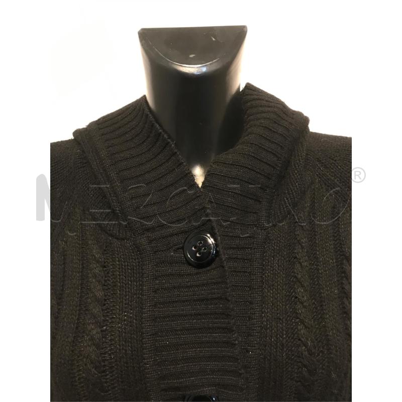 MANTELLA DONNA KRIZIA NERA CAPPUCCIO A PIPISTRELLO  | Mercatino dell'Usato Moncalieri bengasi 3