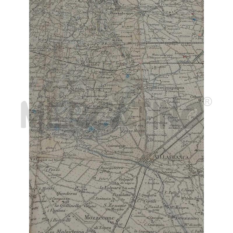 MAPPA TOPOGRAFICA GRANDI MANOVRE 1897 2 PERIODO SCALA 1:75000 ISTITUTO GEOGRAFICO MILITARE  | Mercatino dell'Usato Moncalieri bengasi 3